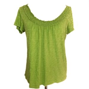 Talbots Petite Large Casual Green shirt Size PL
